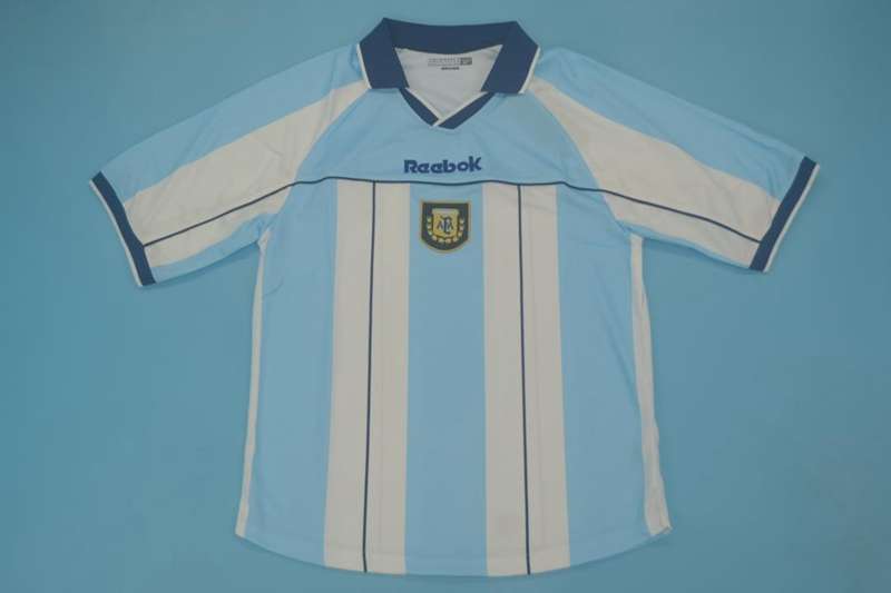 AAA Quality Argentina 2001 Home Retro Soccer Jersey