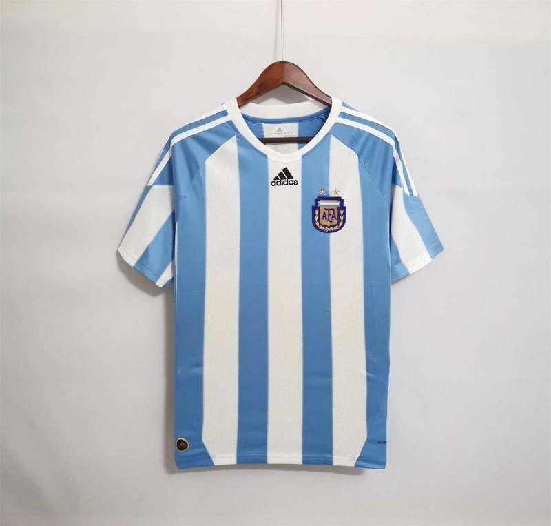 AAA Quality Argentina 2010 Home Retro Soccer Jersey