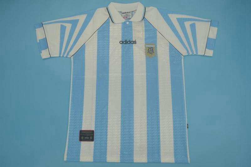 AAA Quality Argentina 1996/97 Home Retro Soccer Jersey