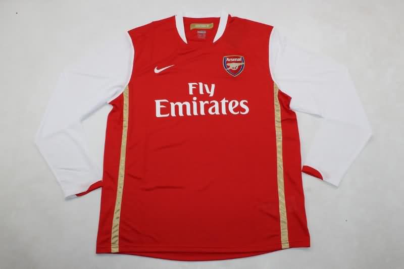 AAA Quality Arsenal 2006/07 Home Long Sleeve Retro Soccer Jersey