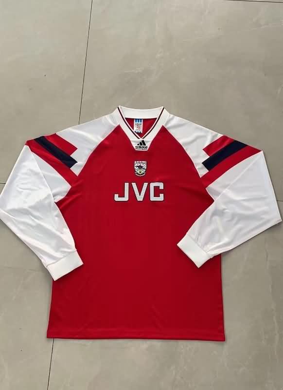 AAA Quality Arsenal 1992/94 Home Retro Long Sleeve Soccer Jersey