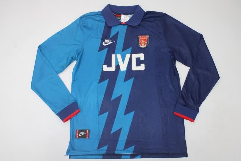 AAA Quality Arsenal 1995/96 Away Long Sleeve Retro Soccer Jersey