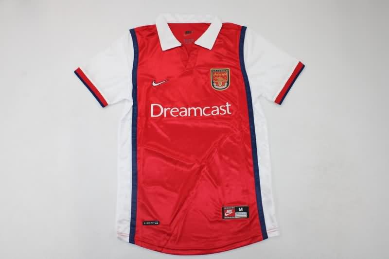 AAA Quality Arsenal 1999/00 Home Retro Soccer Jersey