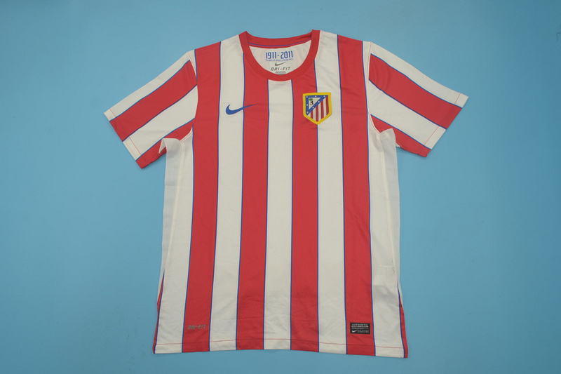 AAA Quality Atletico Madrid 2011/12 Home Retro Soccer Jersey