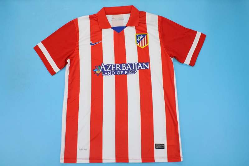 AAA Quality Atletico Madrid 2013/14 Home Retro Soccer Jersey