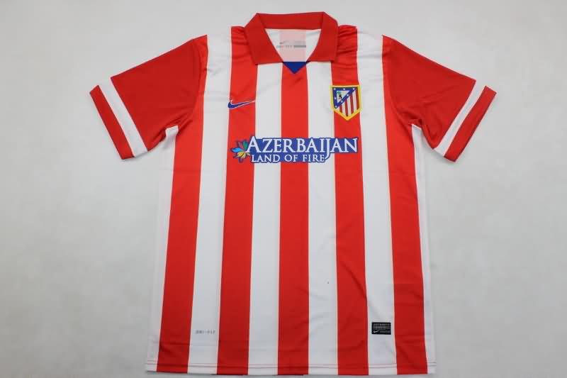 AAA Quality Atletico Madrid 2013/14 Home Retro Soccer Jersey