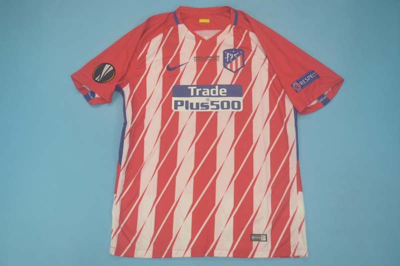 AAA Quality Atletico Madrid 2017/18 Europa Retro Soccer Jersey