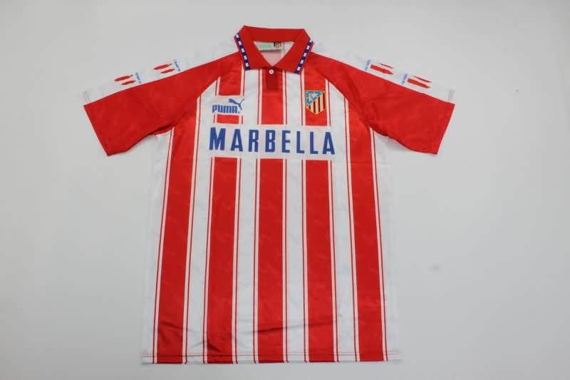 AAA Quality Atletico Madrid 1994/95 Home Retro Soccer Jersey