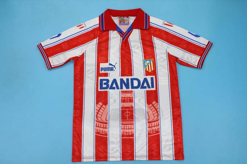 AAA Quality Atletico Madrid 1996/97 Home Retro Soccer Jersey