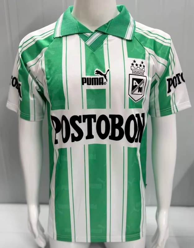 AAA Quality Atletico Nacional 1997/98 Home Retro Soccer Jersey