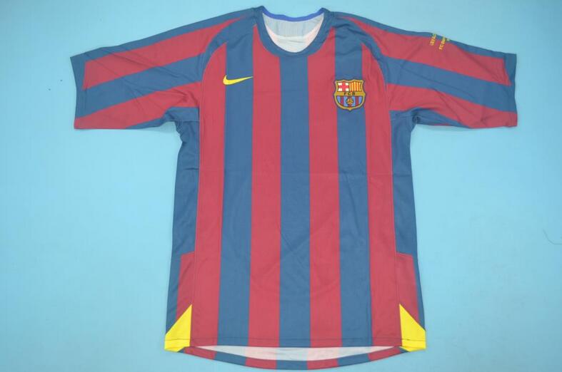 AAA Quality Barcelona 2005/06 Home Retro Soccer Jersey