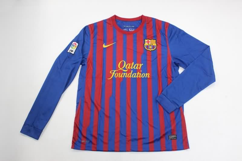 AAA Quality Barcelona 2011/12 Home Long Slevee Retro Soccer Jersey