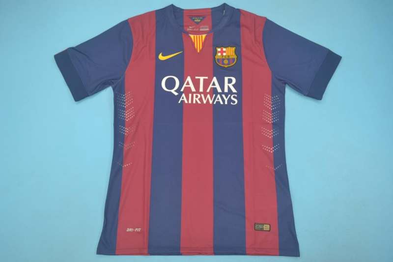AAA Quality Barcelona 2014/15 Home Retro Soccer Jersey