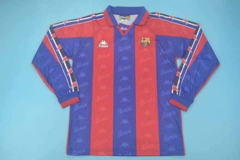 AAA Quality Barcelona 1996/97 Home Long Retro Soccer Jersey