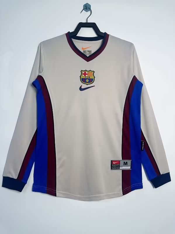 AAA Quality Barcelona 1999/2000 Away Long Sleeve Retro Soccer Jersey