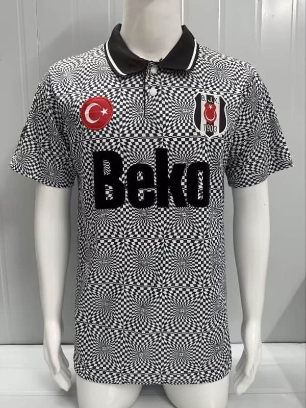 AAA Quality Besiktas 1991/92 Home Retro Soccer Jersey AAA Quality Besiktas 1991/92 Home Retro Soccer Jersey
