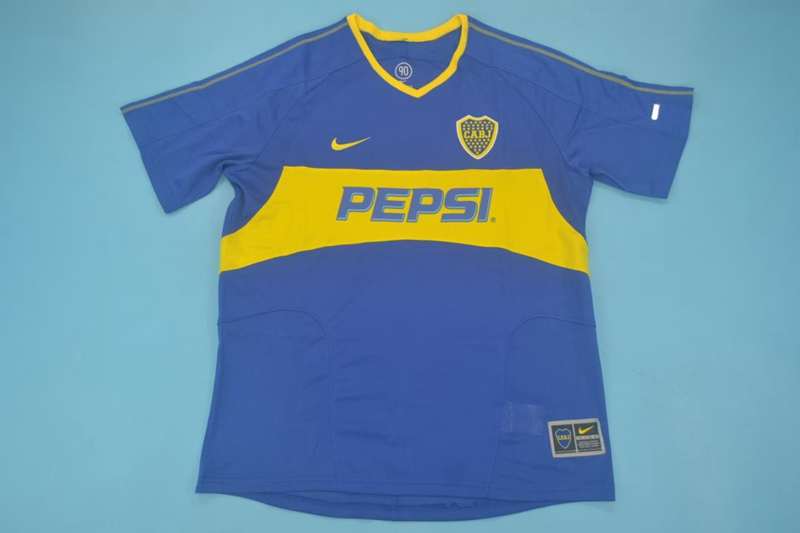 AAA Quality Boca Juniors 2003 Home Retro Soccer Jersey