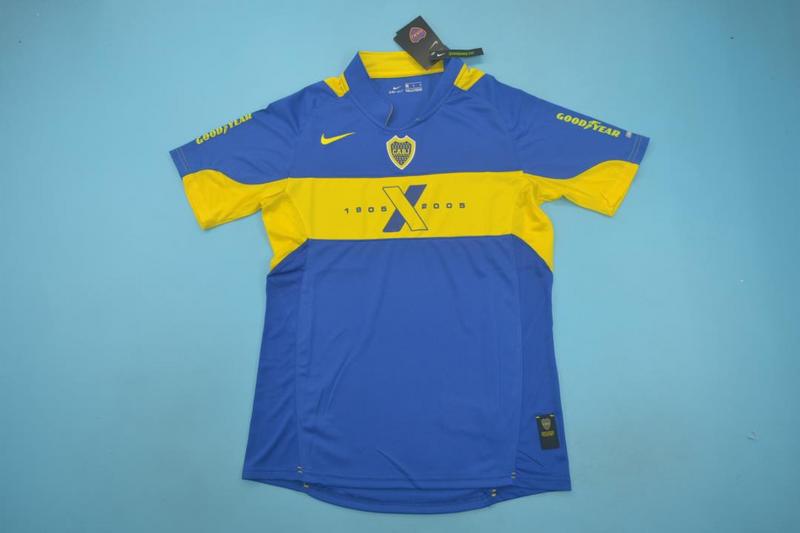 AAA Quality Boca Juniors 2005 Home Retro Soccer Jersey