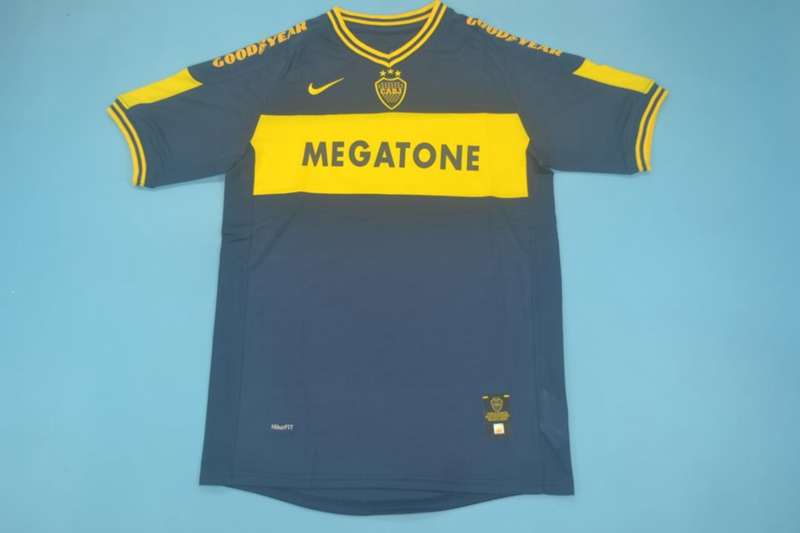 AAA Quality Boca Juniors 2007 Home Retro Soccer Jersey