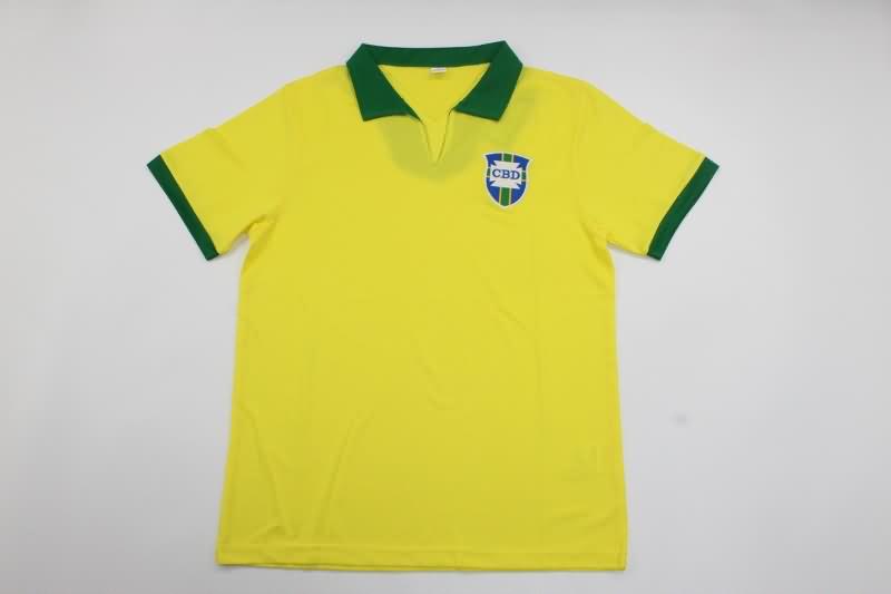 AAA Quality Brazil 1957 Home Retro Soccer Jersey