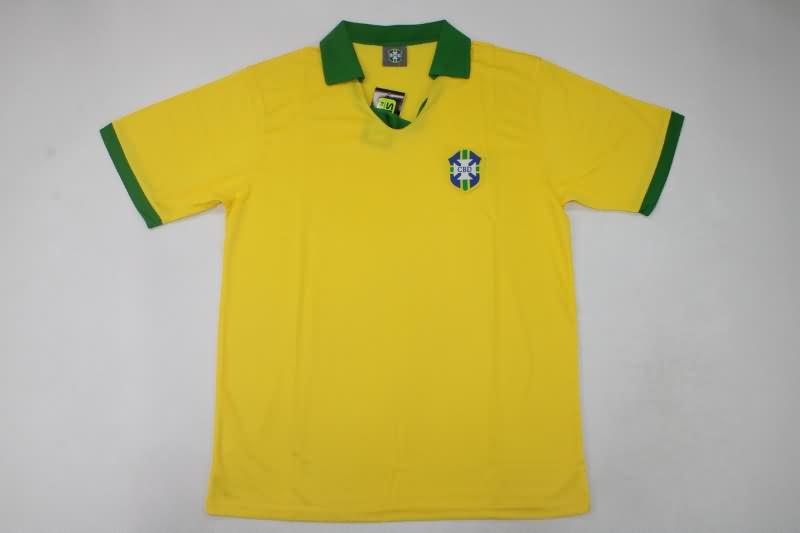 AAA Quality Brazil 1958 Home Retro Soccer Jersey