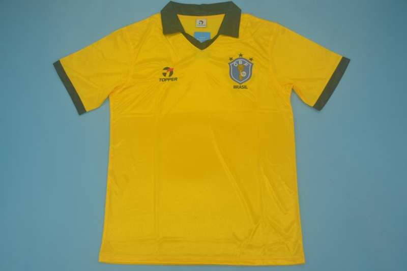 AAA Quality Brazil 1985 Home Retro Soccer Jersey