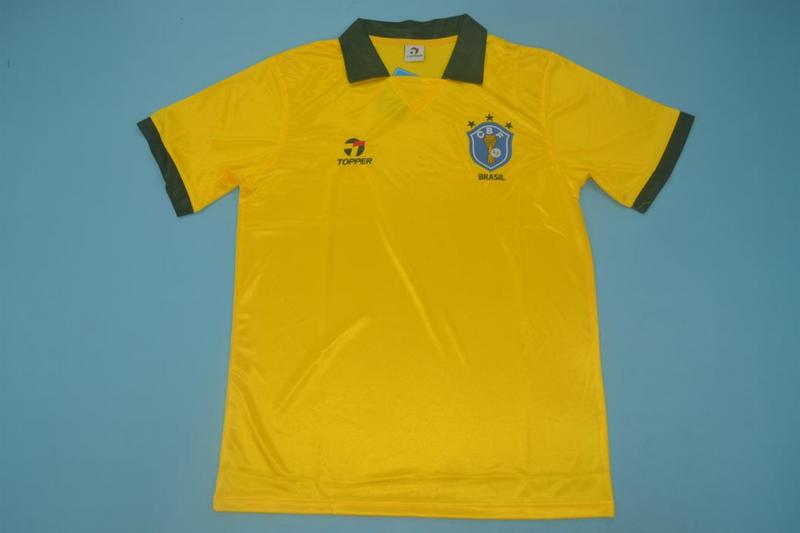AAA Quality Brazil 1988 Home Retro Soccer Jersey