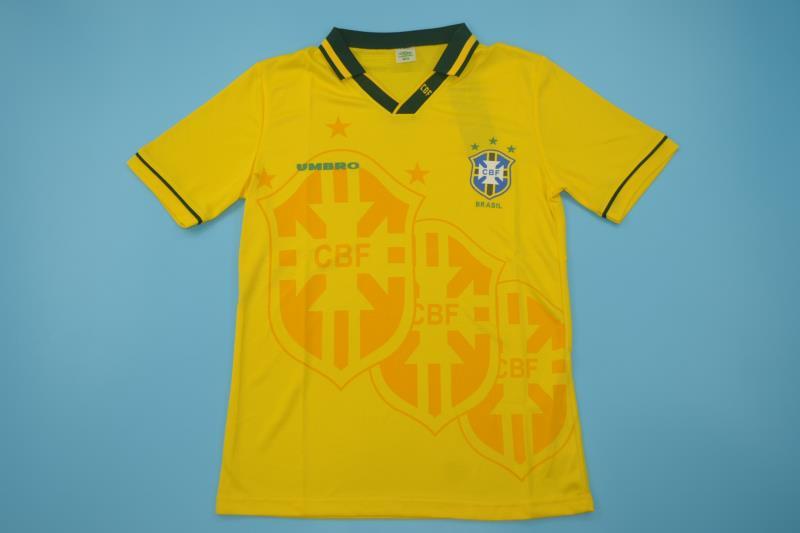 AAA Quality Brazil 1994 Home Retro Soccer Jersey