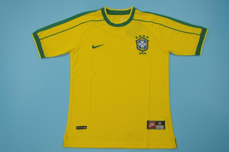 AAA Quality Brazil 1998 Home Retro Soccer Jersey