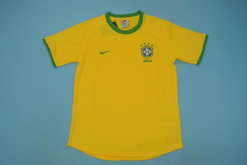 AAA Quality Brazil 2000 Home Retro Soccer Jersey