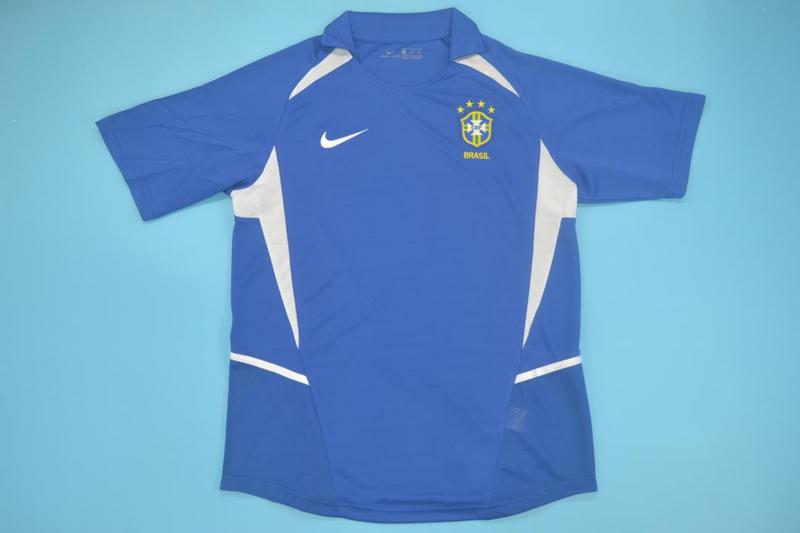 AAA Quality Brazil 2002 Away Retro Soccer Jersey