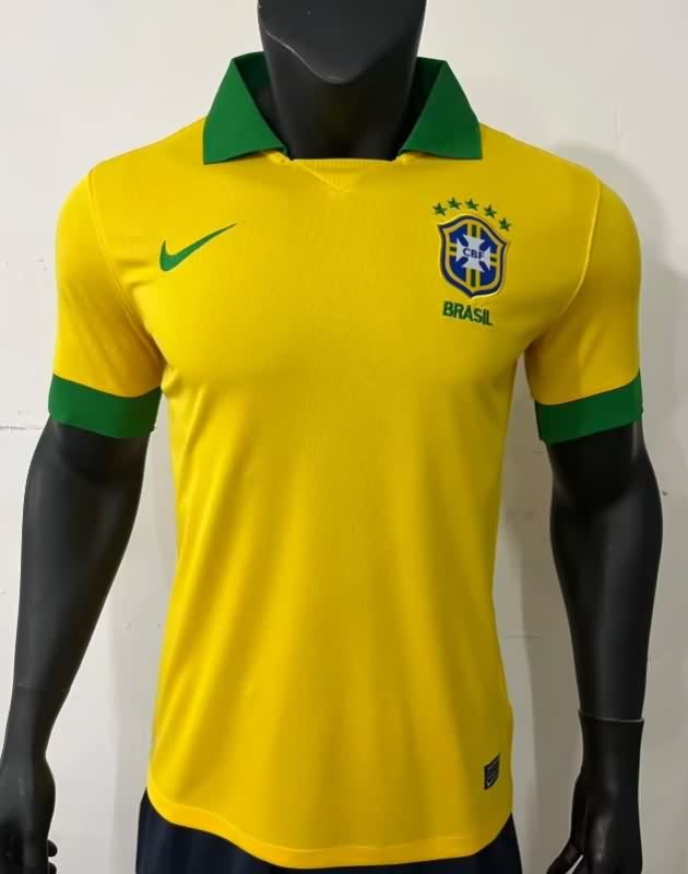 AAA Quality Brazil 2013 Home Retro Soccer Jersey
