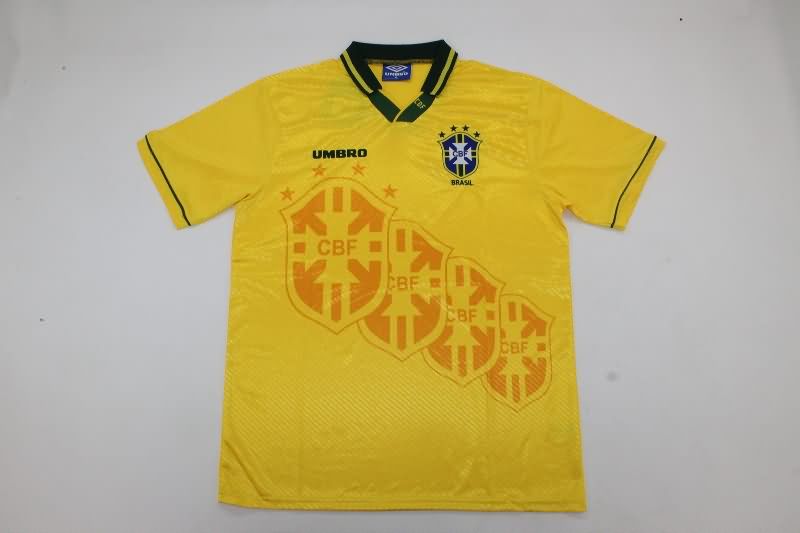 AAA Quality Brazil 1994/95 Home Retro Soccer Jersey