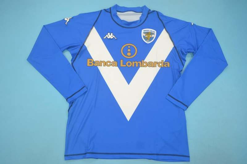 AAA Quality Brescia 2003/04 Home Long Retro Soccer Jersey