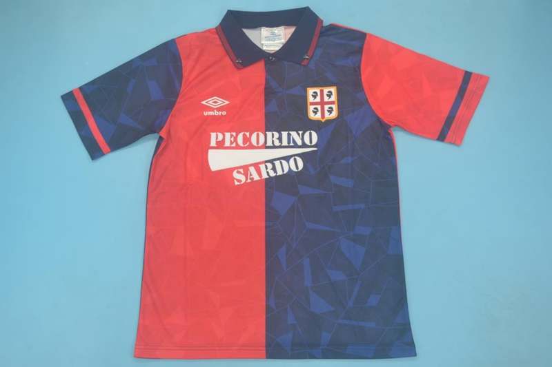 AAA Quality Cagliari 1991/92 Home Retro Soccer Jersey