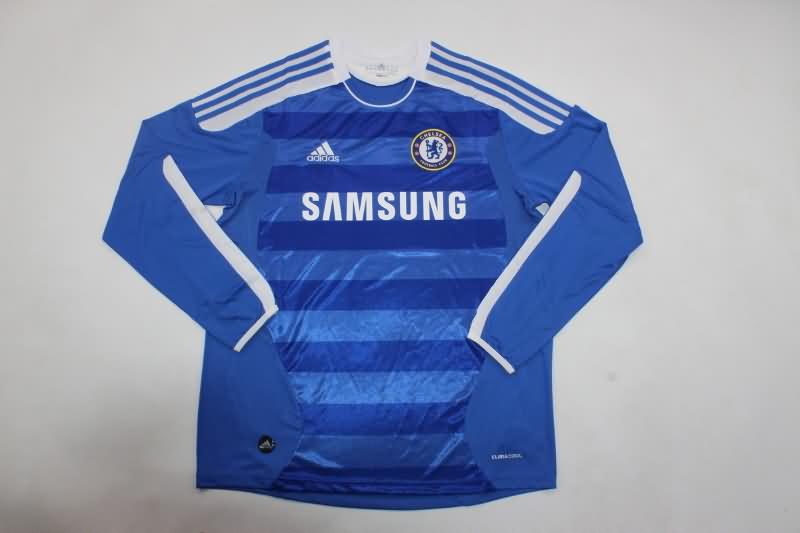 AAA Quality Chelsea 11/12 Home UCL Final Retro L/S Soccer Jersey