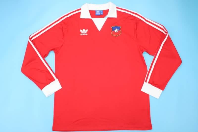 AAA Quality Chile 1982 Home Long Slevee Retro Soccer Jersey