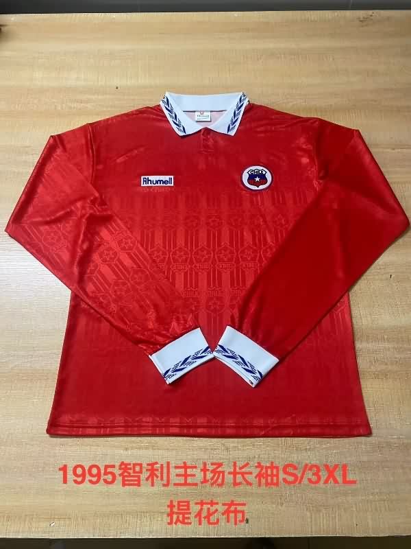 AAA Quality Chile 1995 Home Long Sleeve Retro Soccer Jersey