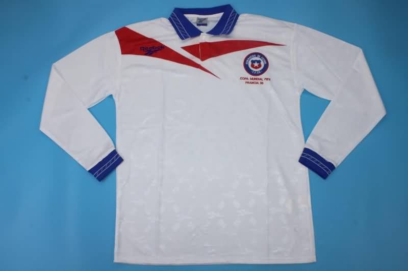 AAA Quality Chile 1998 Away Long Slevee Retro Soccer Jersey
