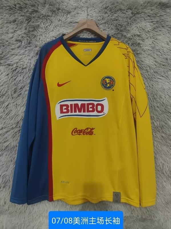 AAA Quality Club America 2007/08 Home Retro Long Sleeve Soccer Jersey