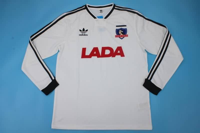 AAA Quality Colo Colo 1992 Home Long Sleeve Retro Soccer Jersey