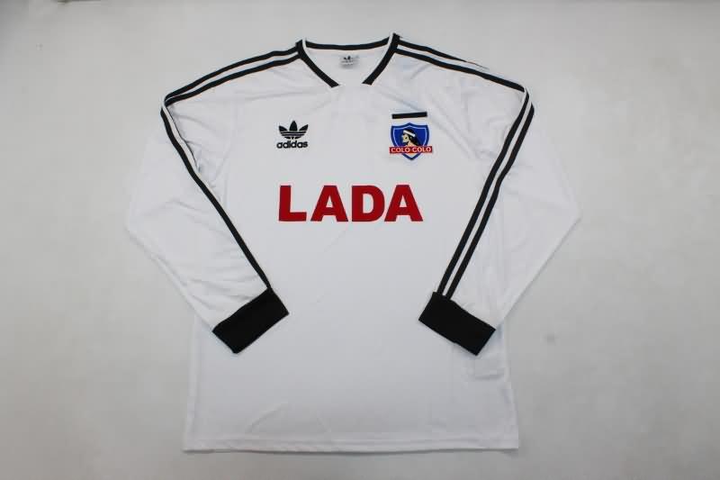 AAA Quality Colo Colo 1992 Home Long Sleeve Retro Soccer Jersey