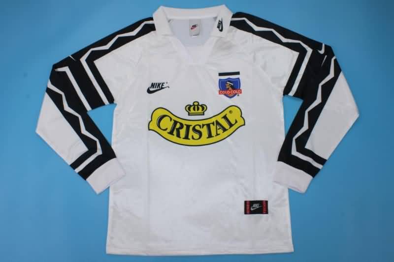 AAA Quality Colo Colo 1995 Home Long Sleeve Retro Soccer Jersey
