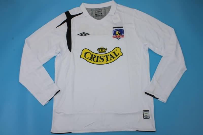 AAA Quality Colo Colo 2006 Home Long Sleeve Retro Soccer Jersey