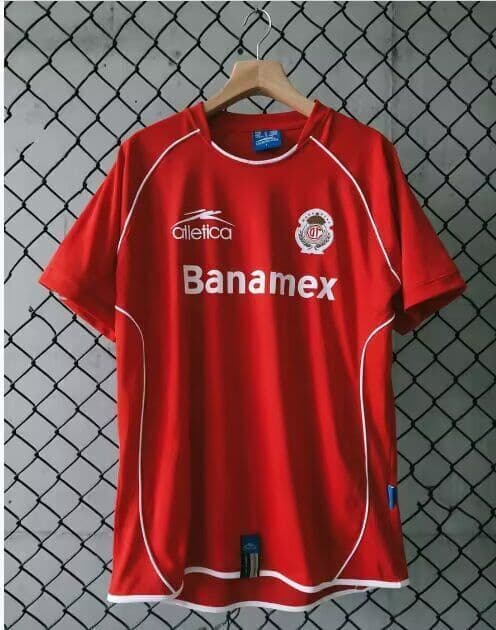 AAA Quality Deportivo Toluca 2005/06 Home Retro Soccer Jersey AAA Quality Deportivo Toluca 2005/06 Home Retro Soccer Jersey