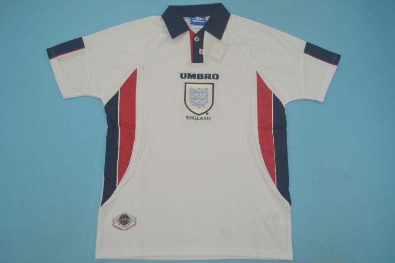 AAA Quality England 1998 Home Retro Soccer Jersey