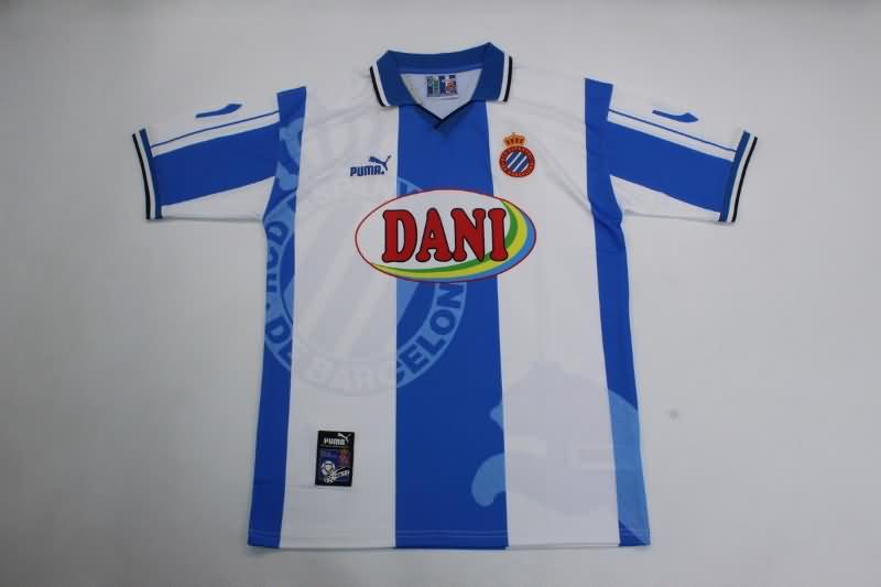 AAA Quality Espanyol 1998 Home Retro Soccer Jersey