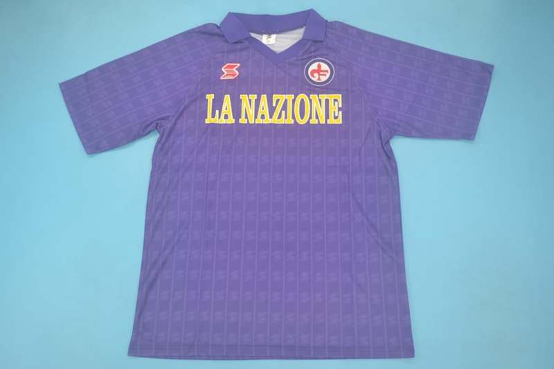 AAA Quality Fiorentina 1989/90 Home Retro Soccer Jersey