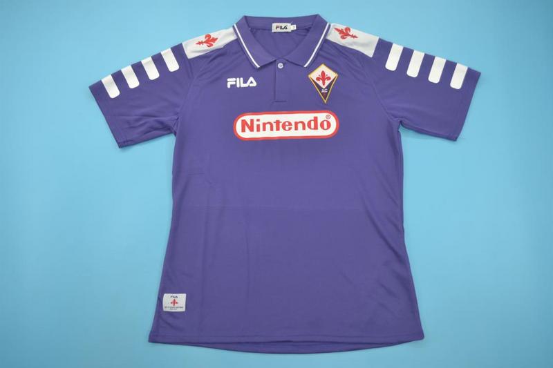 AAA Quality Fiorentina 1998/99 Home Retro Soccer Jersey