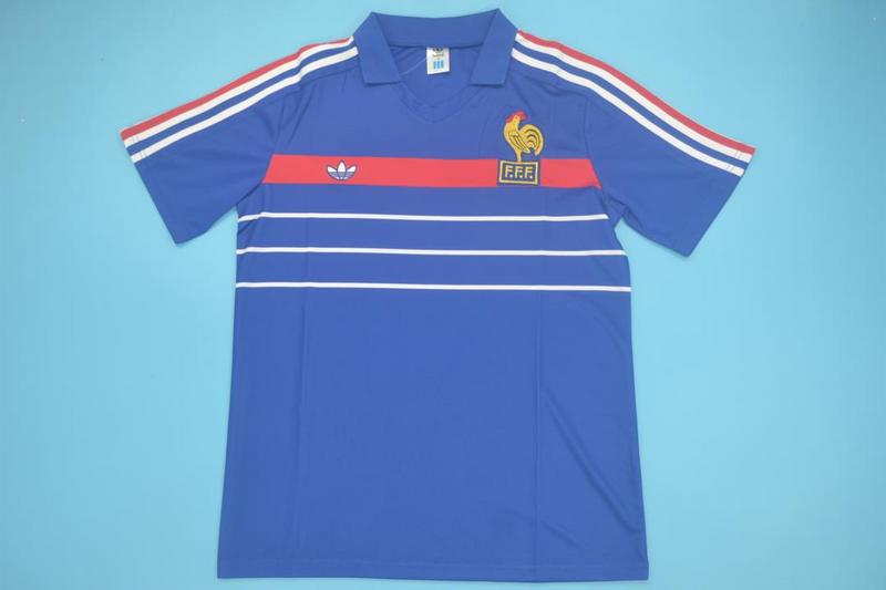AAA Quality France 1984 Home Retro Soccer Jersey